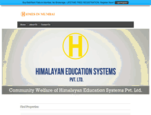 Tablet Screenshot of homesinmumbai.com